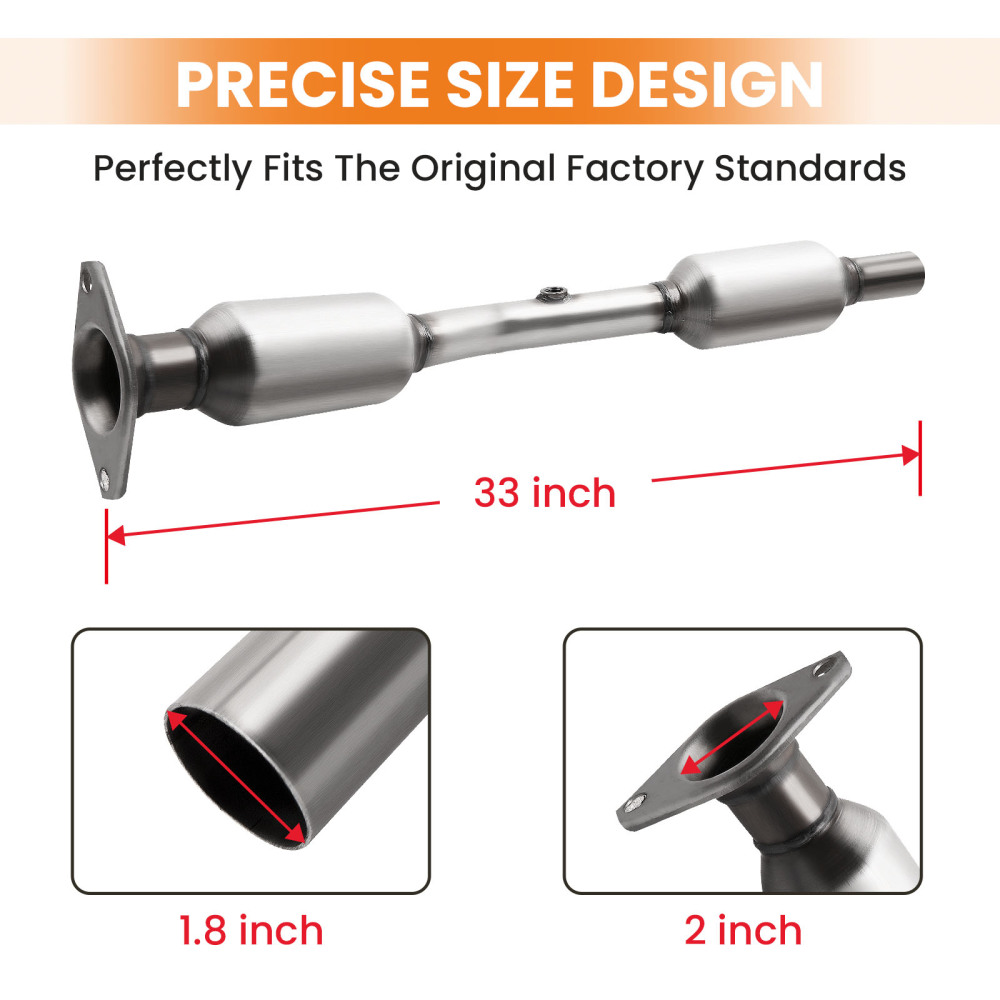Front Exhaust Catalytic Converter compatible for Toyota Prius 1.5L 2004-2009 16337