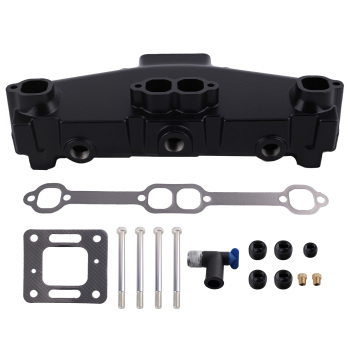 Marine Exhaust Manifold Kit compatible for Mercruiser 5.0L 5.7L 6.2L 305 350 377 V8