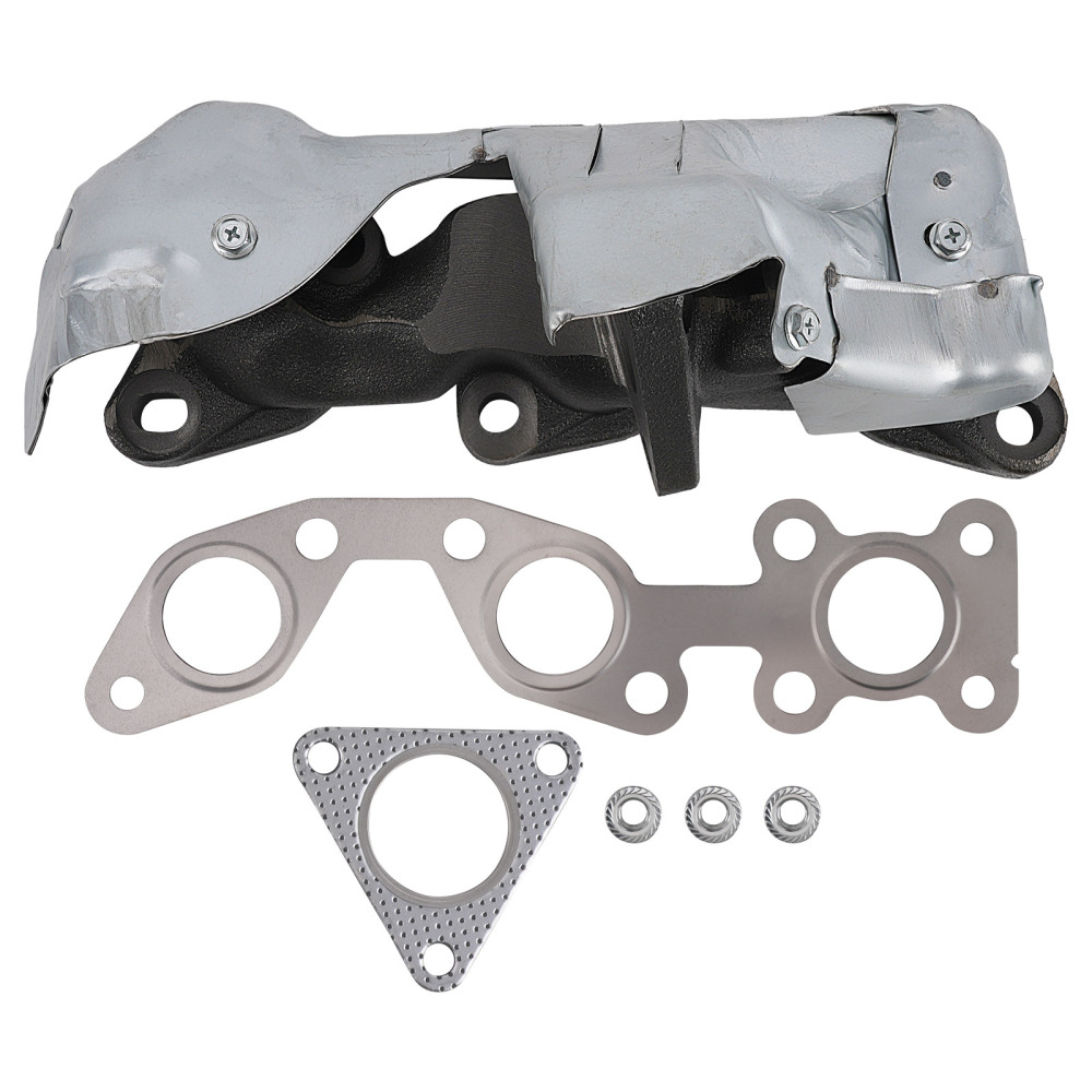 Right Exhaust Manifold Kit compatible for Nissan Frontier/Xterra V6 3.3L 1999-2004 674-598