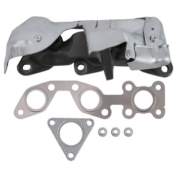 Right Exhaust Manifold Kit compatible for Nissan Frontier/Xterra V6 3.3L 1999-2004 674-598