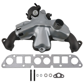 Cast Iron Exhaust Manifold compatible for Jeep Cherokee L4 2.5L 1984-2000 Gasket Included