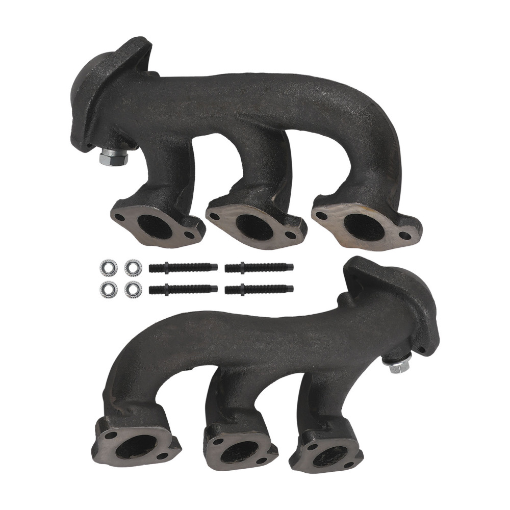 Cast Iron Exhaust Manifold compatible for Ford F150 E150 1999-2008 4.2L 4.6L 5.4L 674-555