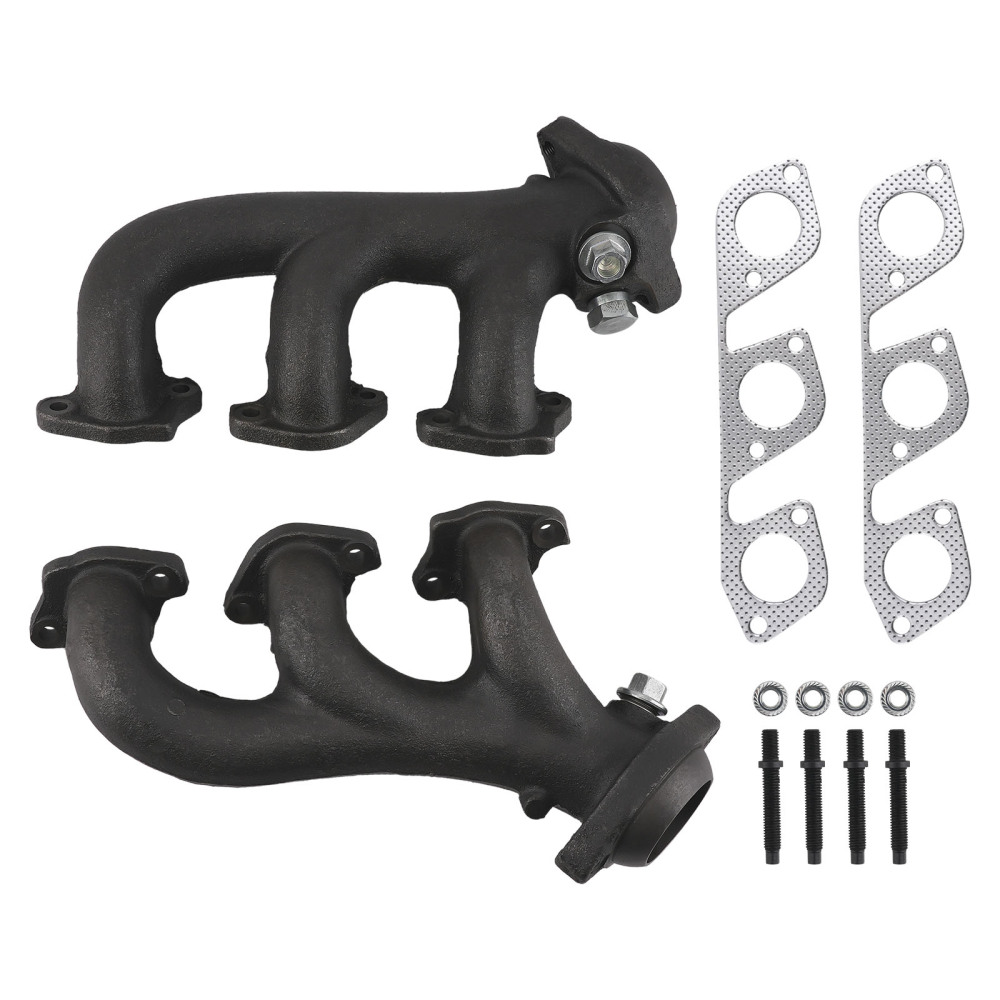 Cast Iron Exhaust Manifold compatible for Ford F150 E150 1999-2008 4.2L 4.6L 5.4L 674-555