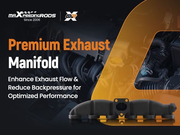 Compatible for BMW m57n Exhaust Manifold Iron E60 E61 E65 X5 2.5d 325d 330d 525d 530d