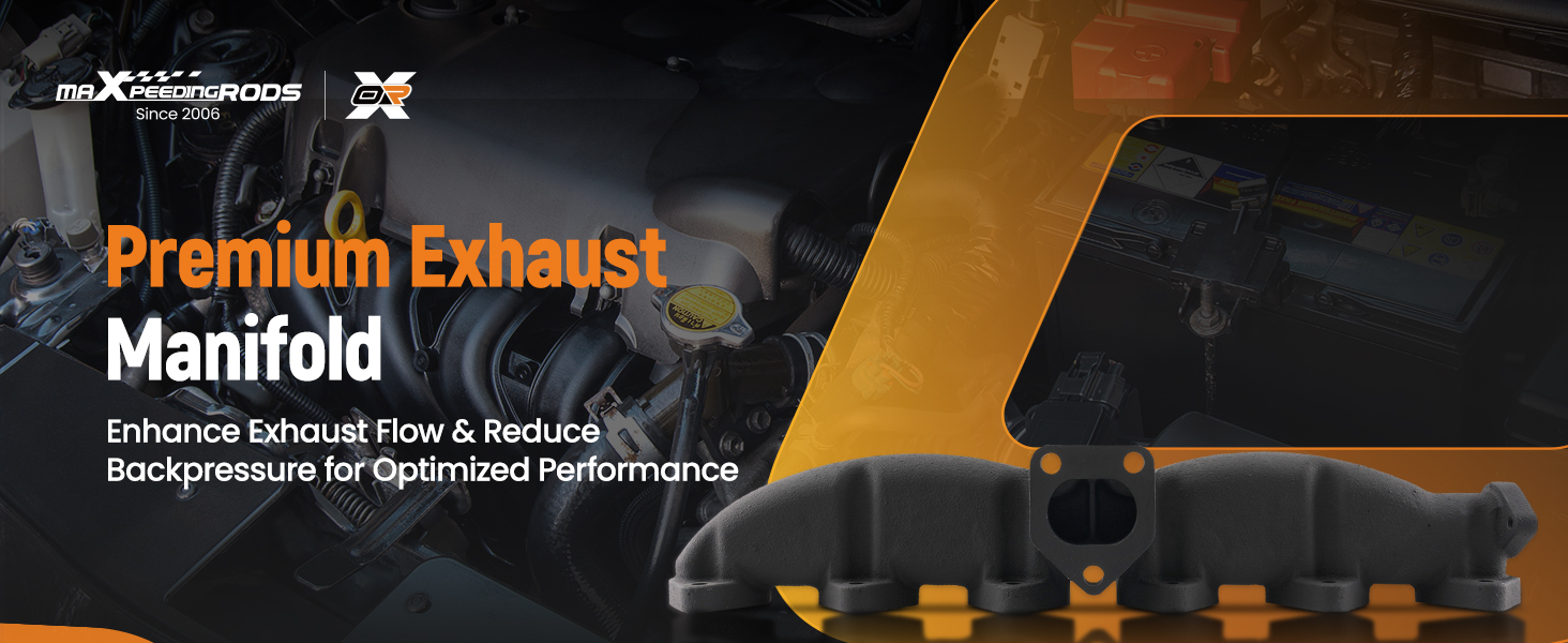 Compatible for BMW m57n Exhaust Manifold Iron E60 E61 E65 X5 2.5d 325d 330d 525d 530d