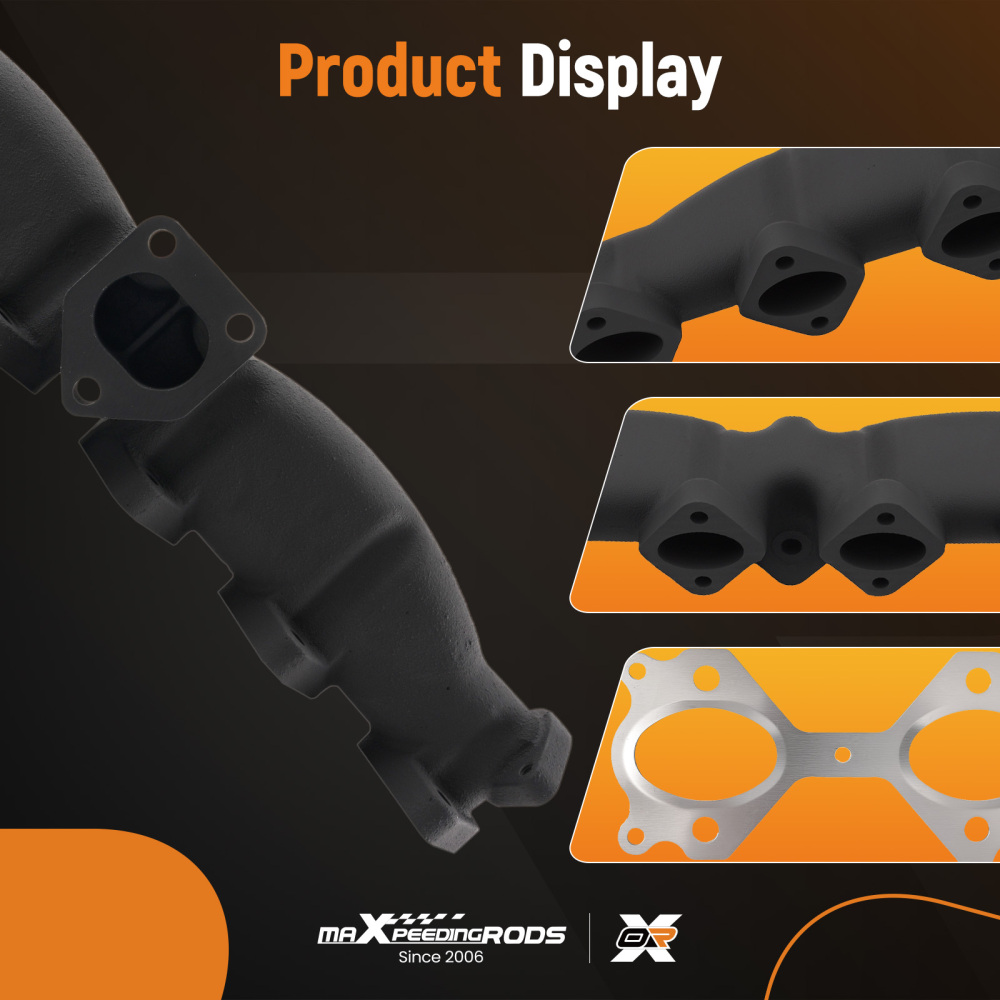 Compatible for BMW m57n Exhaust Manifold Iron E60 E61 E65 X5 2.5d 325d 330d 525d 530d