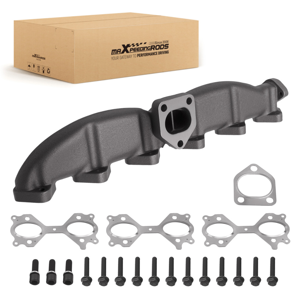Compatible for BMW m57n Exhaust Manifold Iron E60 E61 E65 X5 2.5d 325d 330d 525d 530d