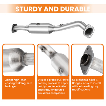 Catalytic Converter Front Left Right compatible for Acura TL 3.5L3.7L 2009-2014 BANK 1and BANK 2