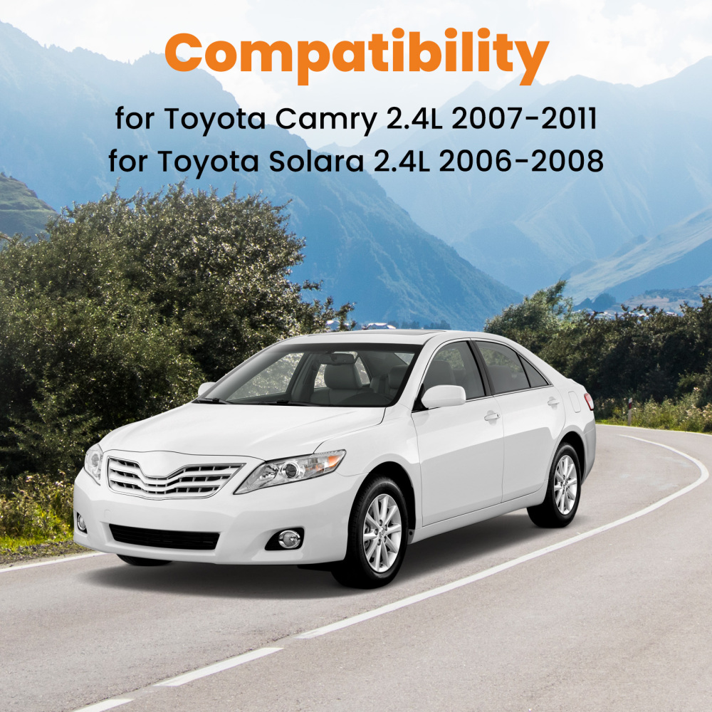 1PC Stainless Steel Catalytic Converter compatible for Toyota Solara compatible for Camry 2.4L 2007-2011
