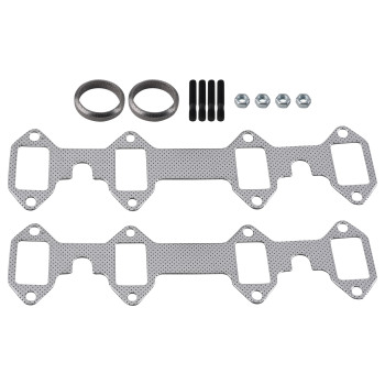 Pair Exhaust Manifold compatible for Ford Truck F100 F150 F250 F350 5.8L 6.4L 1965-76