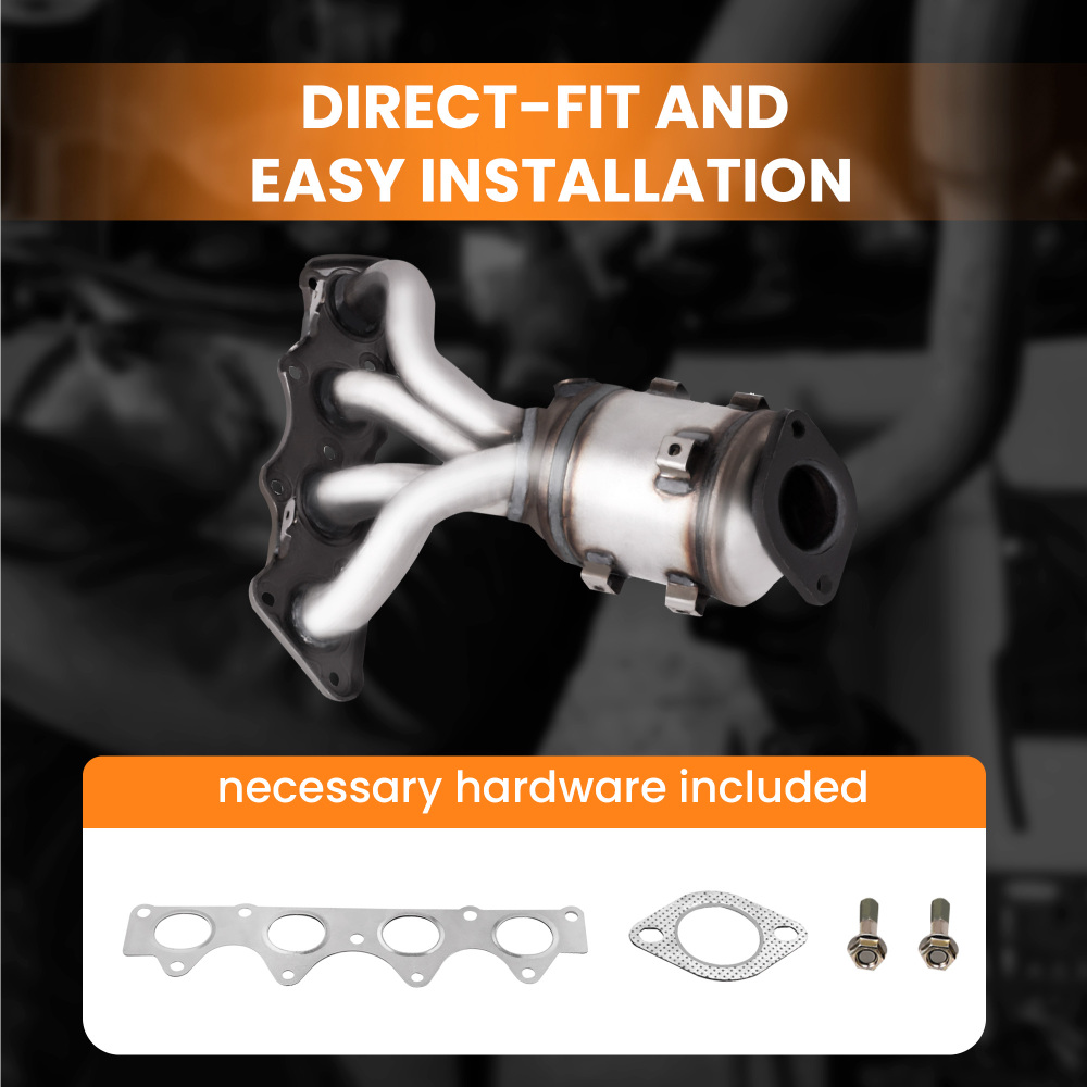 Exhaust Outlet ManifoldCatalytic Converter compatible for Hyundai Accent 1.6L 2012-2017