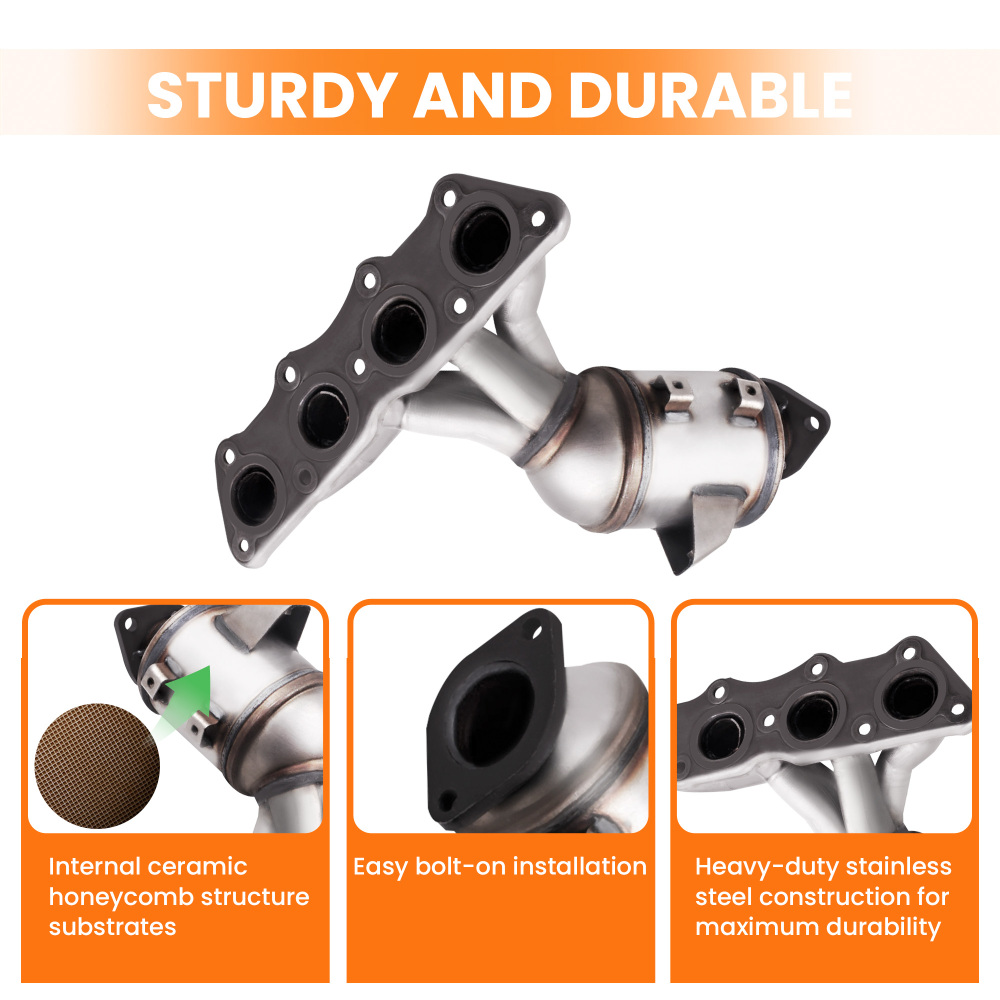 Exhaust Outlet ManifoldCatalytic Converter compatible for Hyundai Accent 1.6L 2012-2017