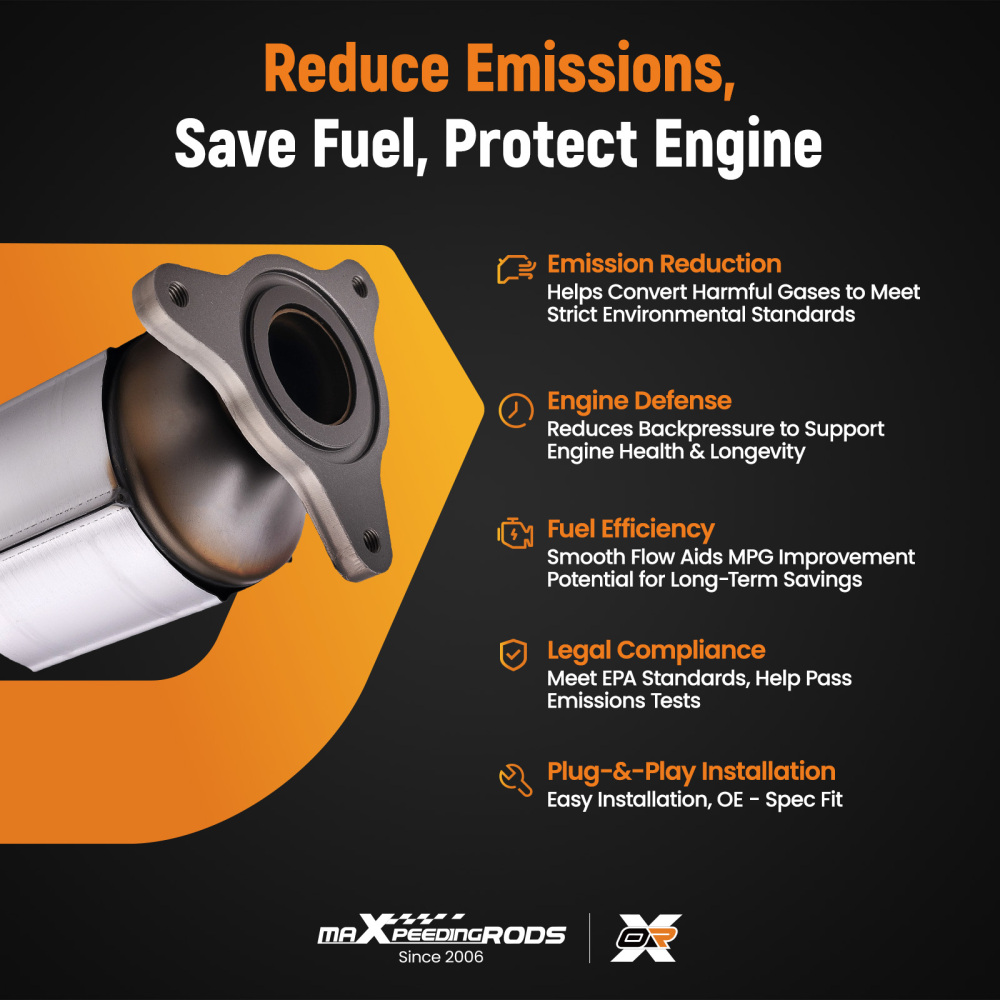 Catalytic Converter compatible for Chevy Malibu/Impala 2.5L 2013-2016 2.5L EPA 400cells