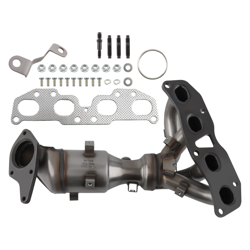 Exhaust Manifold w/ Catalytic Converter compatible for Nissan Altima Sedan QR25DE I4 07-13