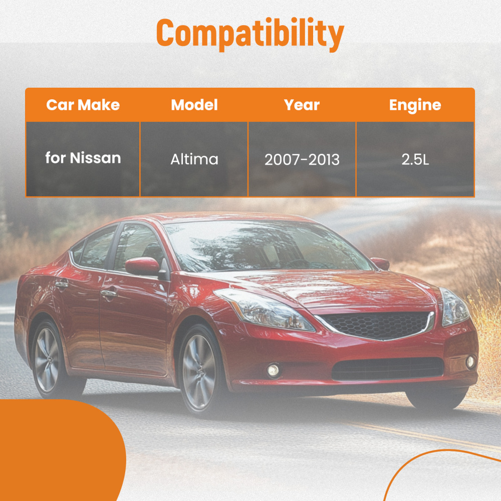 Exhaust Manifold w/ Catalytic Converter compatible for Nissan Altima Sedan QR25DE I4 07-13