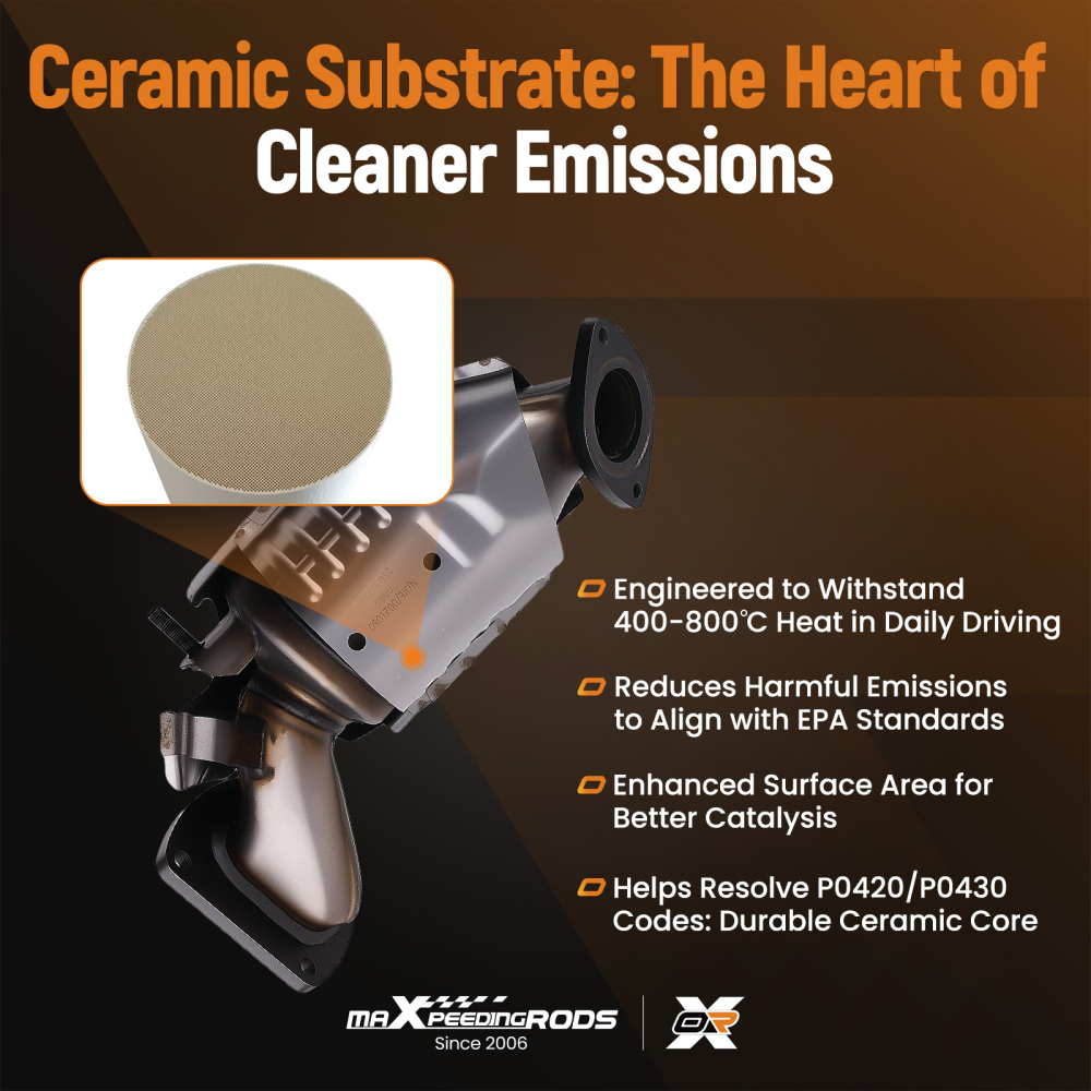 400CPSI Catalytic Converter compatible for Toyota Sienna Highlander 3.5L 2017-20 1714031380