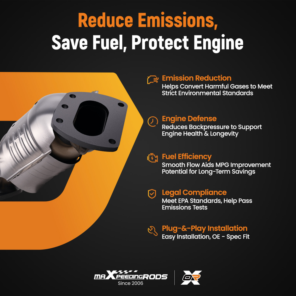 400CPSI Catalytic Converter compatible for Toyota Sienna Highlander 3.5L 2017-20 1714031380