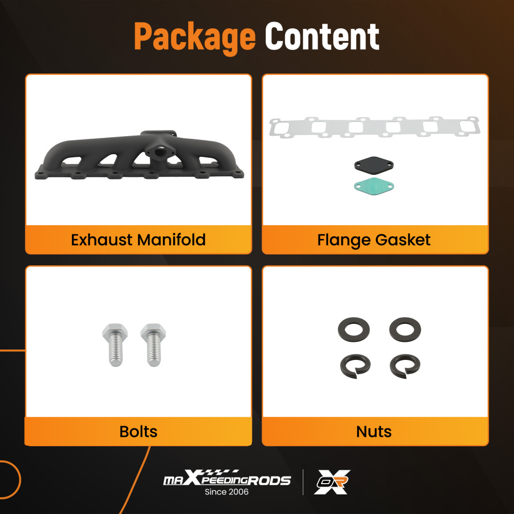 Kit collettore turbo T3 compatibile per Nissan Patrol Safari Y60 GR 4.2L 4.5L TB42 TB45 TD42