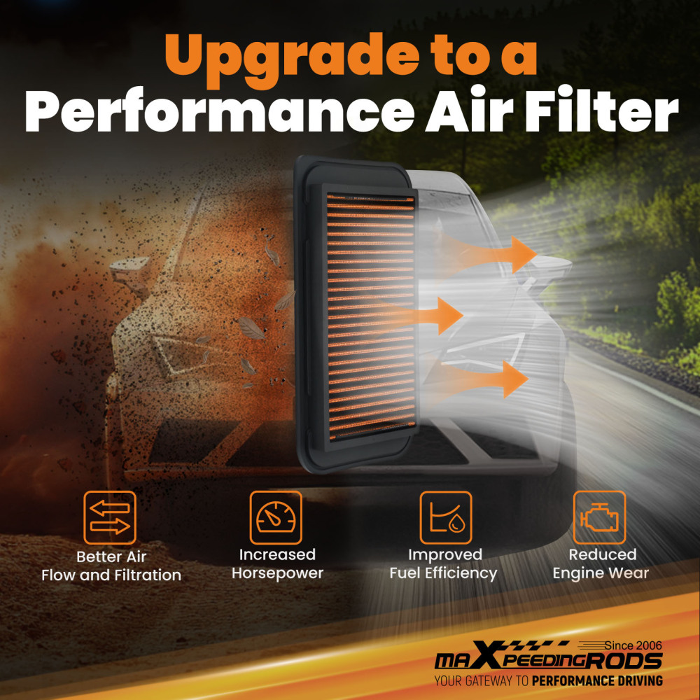 Engine Air Filter compatible for SCION FR-S 2013-2016 2.0L 178010D010 Reusable