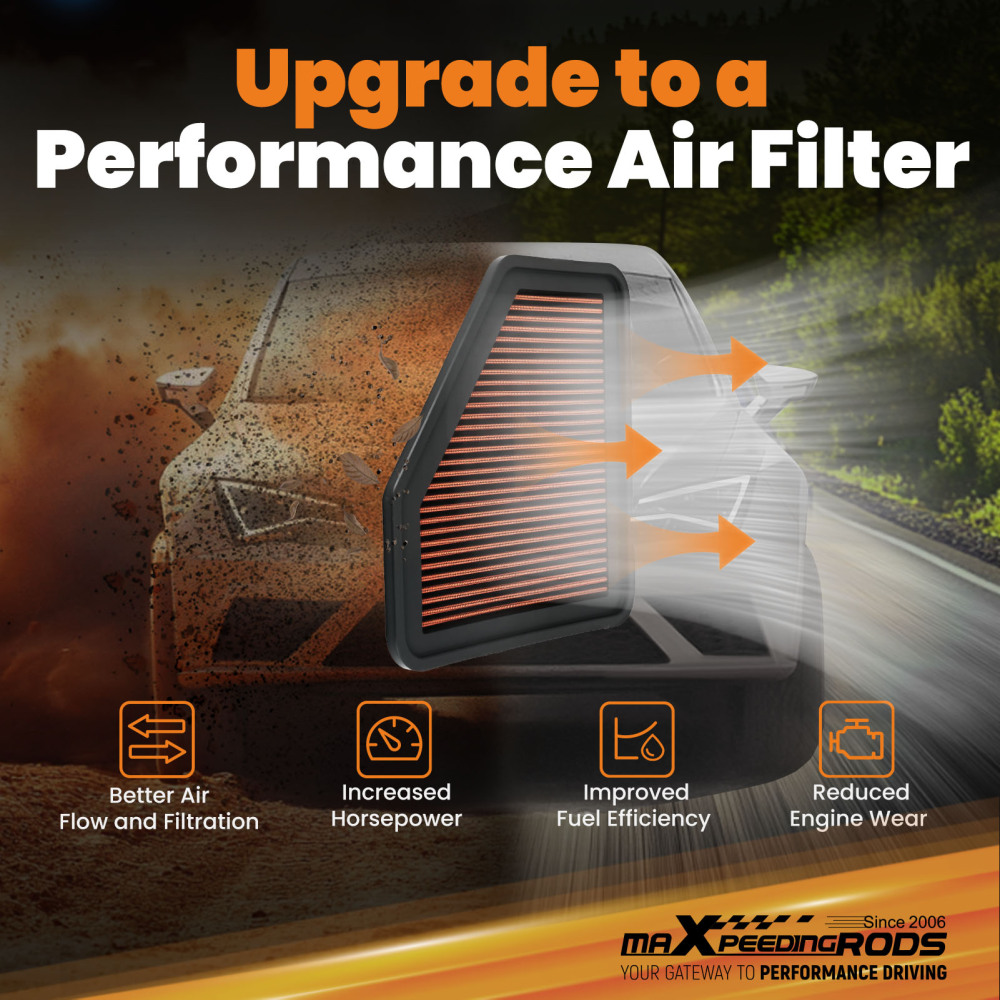 Direct Fit Engine Filter compatible for TOYOTA Camry 3.5L 2007-2011 17801AD010