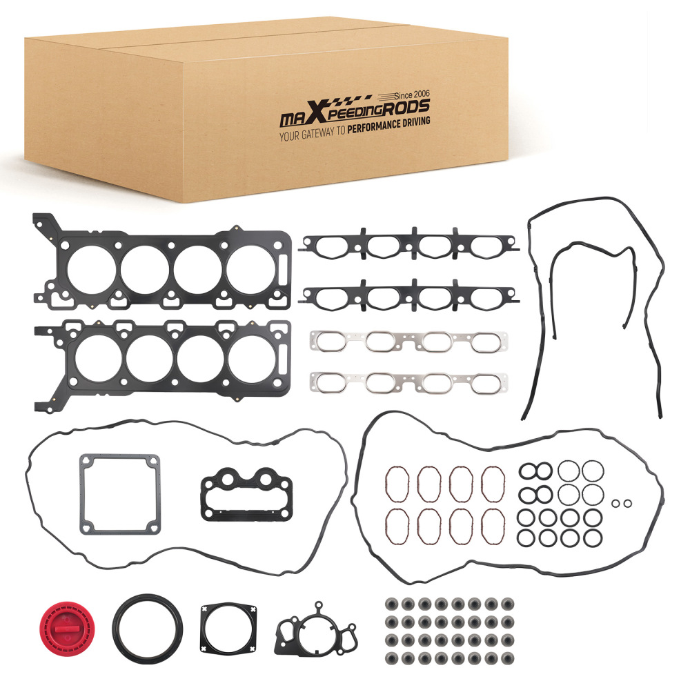 LR006645 N/A HEAD COVER GASKET SET FOR LR3 compatible for RANGE ROVER SPORT compatible for JAGUAR V8 4.4L