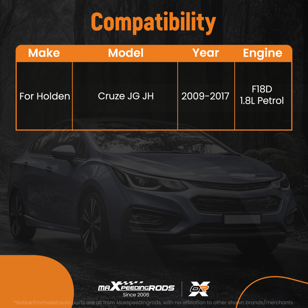 Head Gasket Set and Head Bolt Kit compatible for Holden Cruze JG JH 1.8L F18D 2009-2017