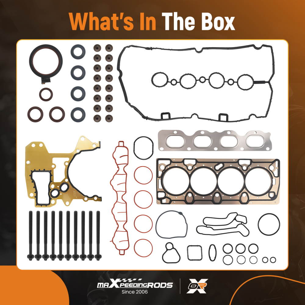 Head Gasket Set and Head Bolt Kit compatible for Holden Cruze JG JH 1.8L F18D 2009-2017