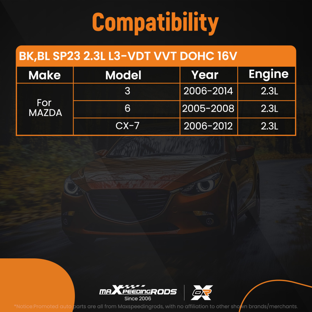 Cylinder Head Gasket Kit compatible for Mazda CX7 CX-7 ER 2.3L L3-VDT TURBO 2006-2012 New