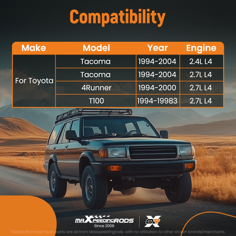 Engine Head Gasket Set Bolts For 1994-04 compatible for Toyota Tacoma 4Runner 2.4L 2.7L 2RZFE