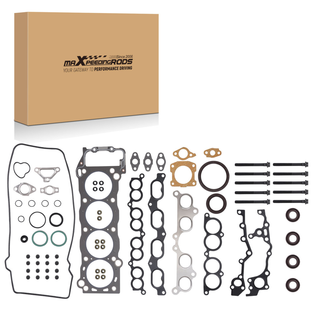 Engine Head Gasket Set Bolts For 1994-04 compatible for Toyota Tacoma 4Runner 2.4L 2.7L 2RZFE