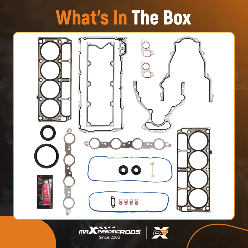 Multi-Layer Head Gasket Kit for LS1/LS2/LS3/LS6 Engine 89060436 12551933 Front