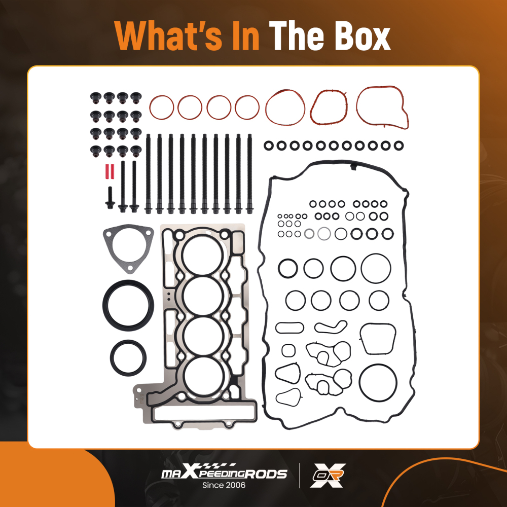 HEAD GASKET SET HEAD BOLT compatible for MINI ONE COOPER R56 1.4i 1.6i N12/N16B16A N12B14A