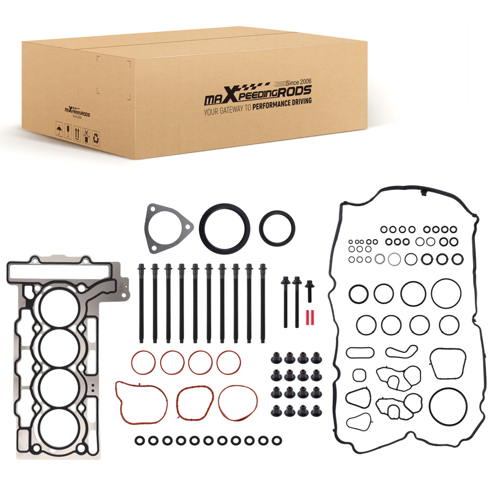 HEAD GASKET SET HEAD BOLTS compatible for MINI ONE COOPER R56 1.4i 1.6i N12/N16B16A N12B14A