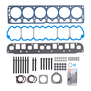 Head Gasket Set Bolts For 1996-1998 compatible for Jeep Grand Cherokee Wrangler 4.0L S