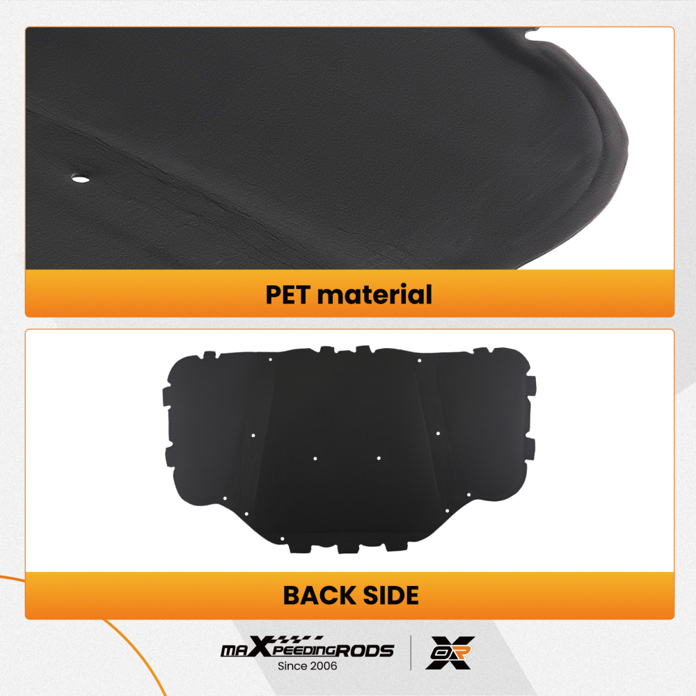 Bonnet Heat Shield Pad compatible for BMW E60 E61 5 Series 51487148208 2003-2010