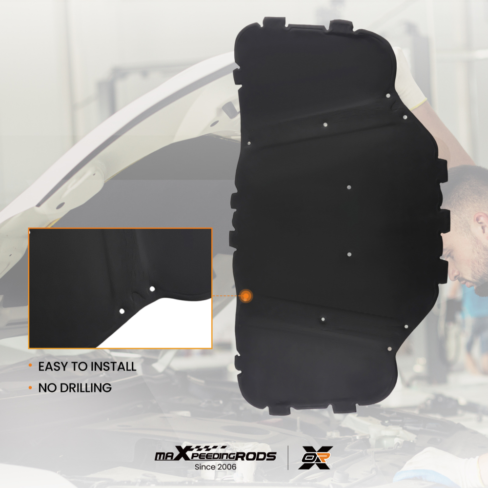 Bonnet Heat Shield Pad compatible for BMW E60 E61 5 Series 51487148208 2003-2010