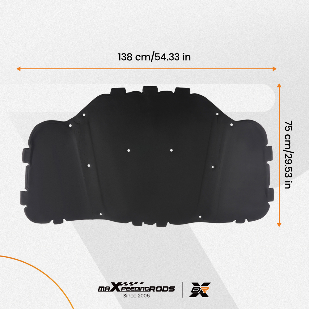 Bonnet Heat Shield Pad compatible for BMW E60 E61 5 Series 51487148208 2003-2010