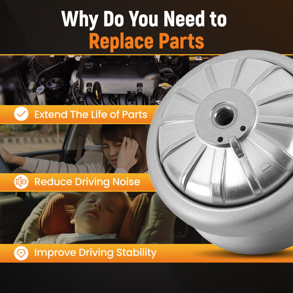 2 supporti motore idraulici compatibile per Mercedes Classe E Cabriolet W124 A124 S124 C124