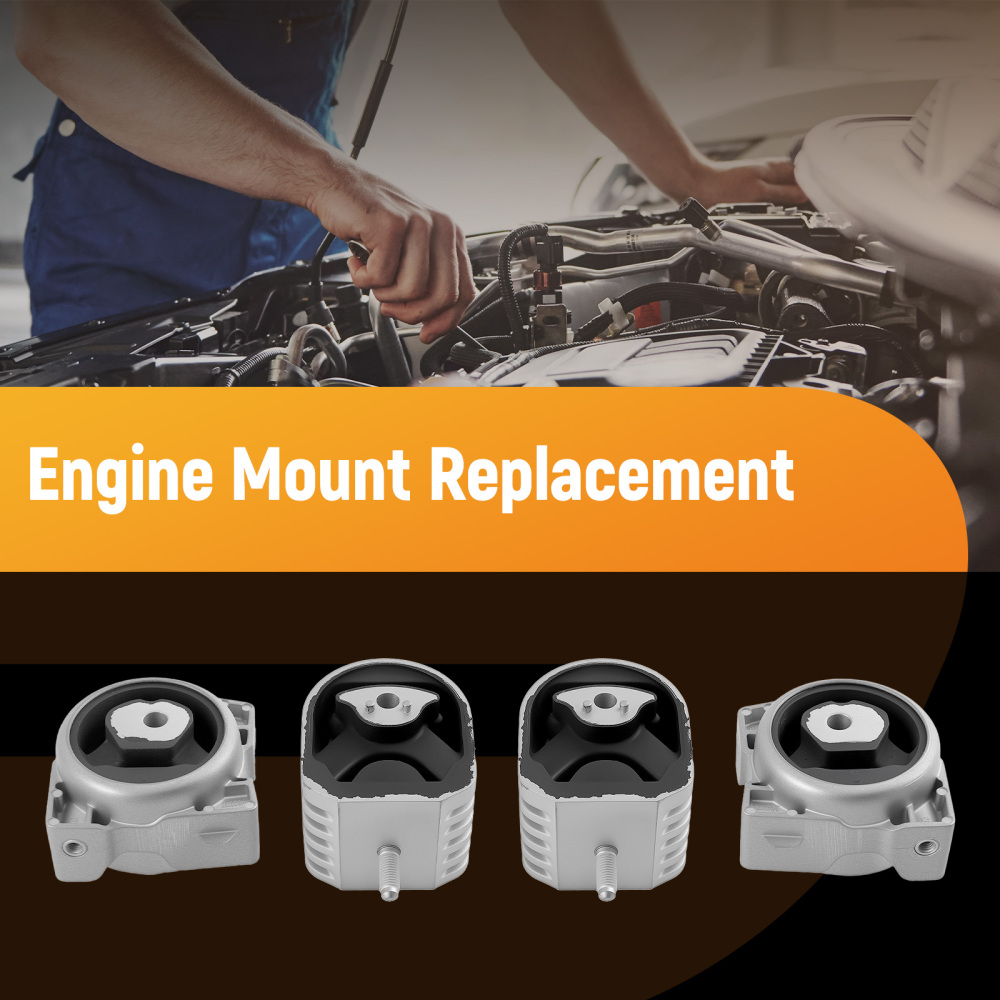 Supporto Motore Anteriore + Posteriore compatibile per Mercedes Classe A W169 Classe B W245