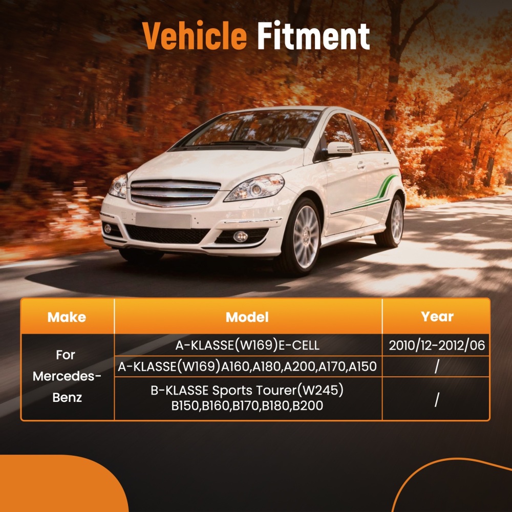 Supporto Motore Anteriore + Posteriore compatibile per Mercedes Classe A W169 Classe B W245