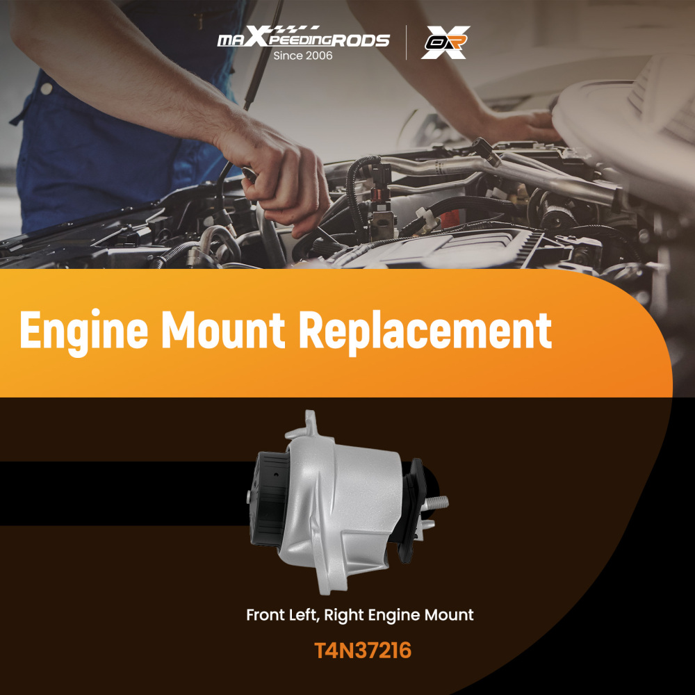 Engine Motor Mount compatible for Jaguar XE 2.0L X760 2015 - 2024 Engine Mounting T4N37216