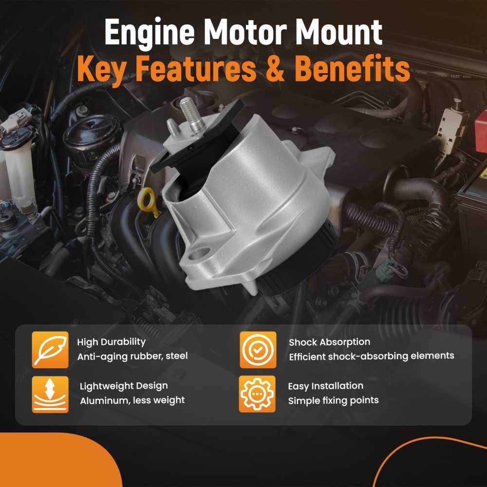 Engine Motor Mount compatible for Jaguar XE 2.0L X760 2015 - 2024 Engine Mounting T4N37216