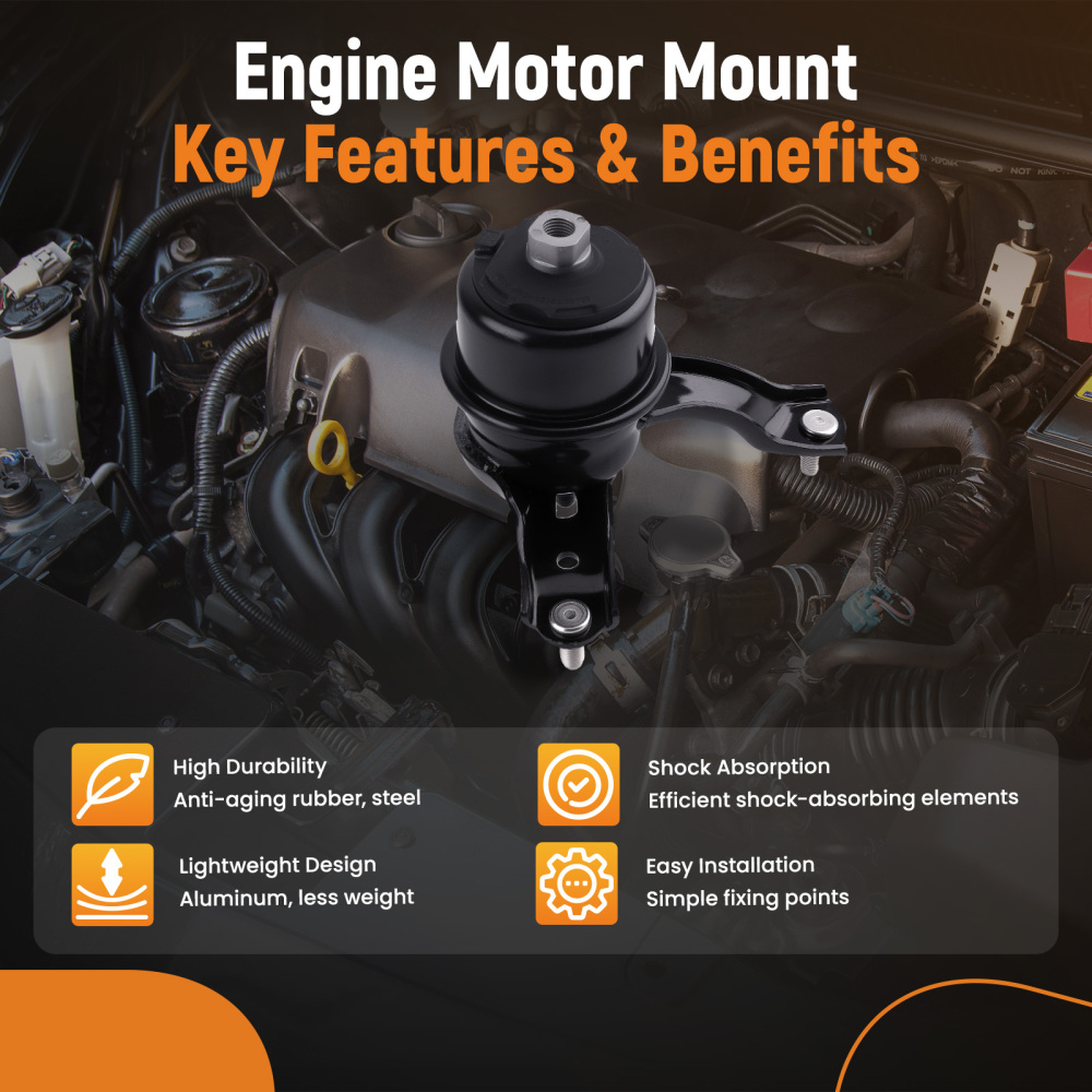 EngineTorque Strut Mount Set 4PCS. Compatible for Toyota Sienna 3.5L 2011-2014 For Auto.