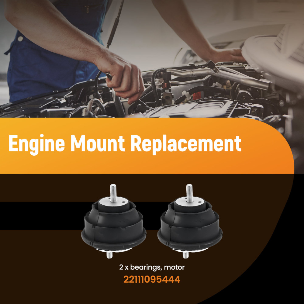 2x Supporti Motore Anteriori Sinistro + Destro compatibile per BMW Z4 Coupe E86 3.0L 06-08