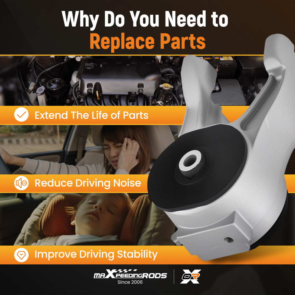 5Pcs Engine MotorTransmission Mount compatible for Honda Odyssey LX compatible for Mini 3.5L1999-2004