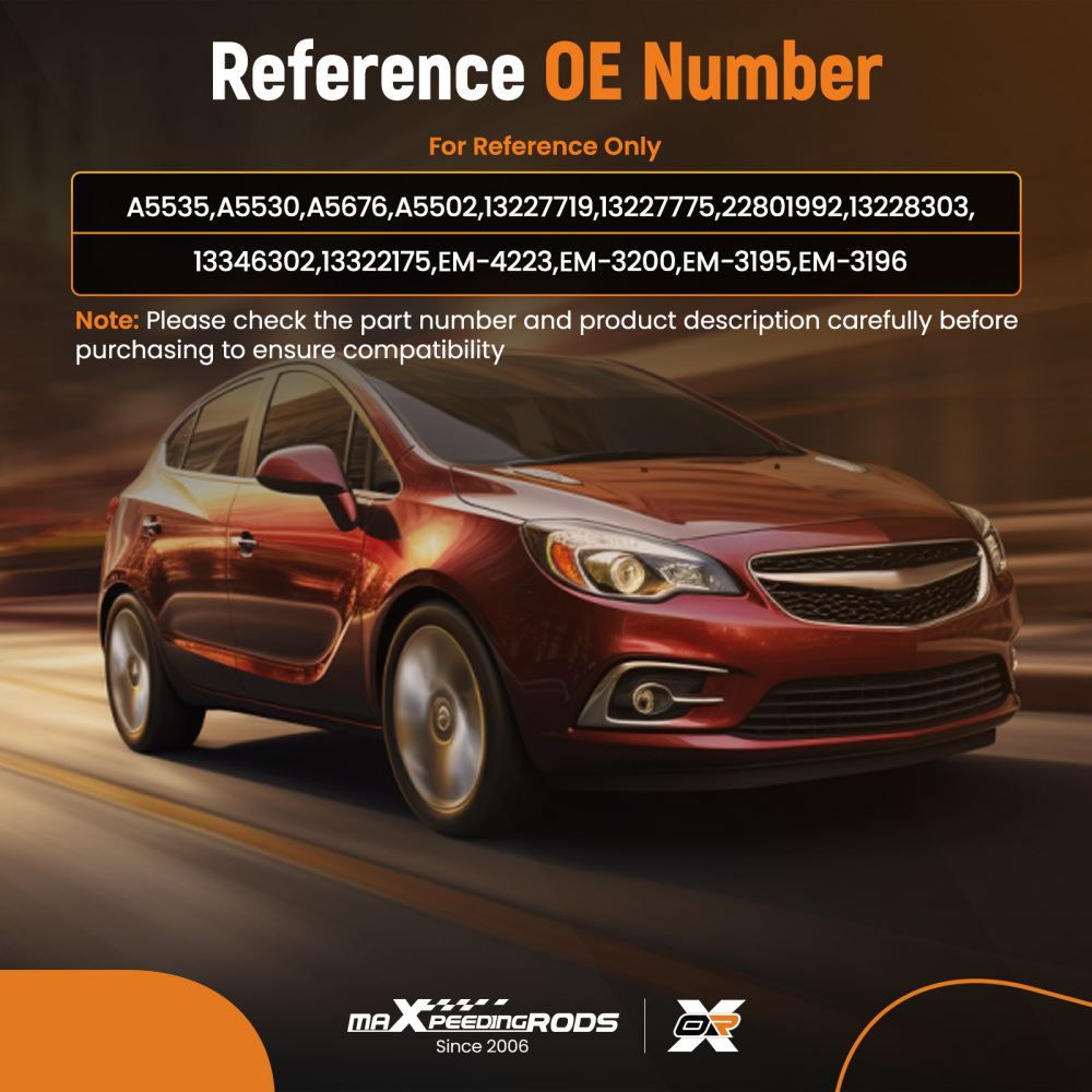 MotorTrans Mount 4PCS Set compatible for Chevrolet Impala 3.6L Flex 2014-2019 For Auto