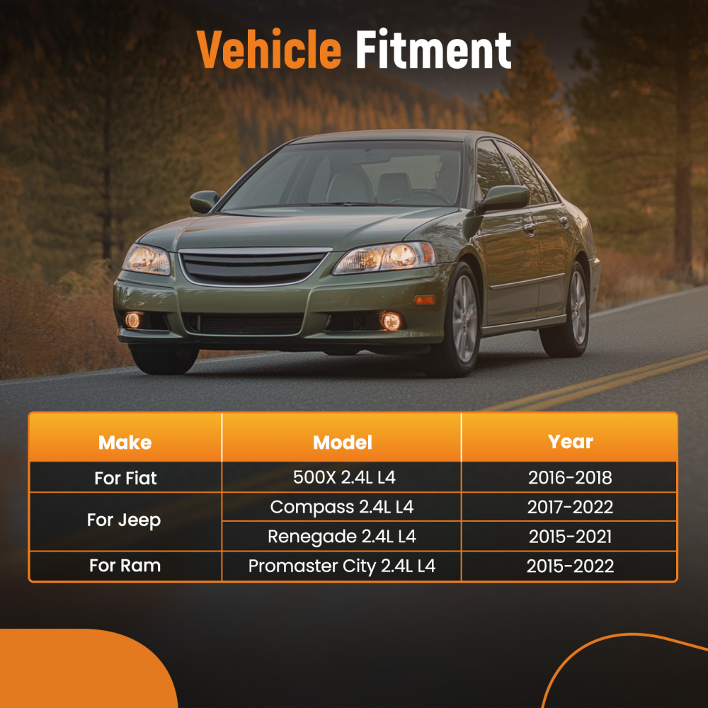 Engine Motor MountTrans Mount compatible for Jeep Renegade 2015-2021 compatible for Fiat Compass 2.4L