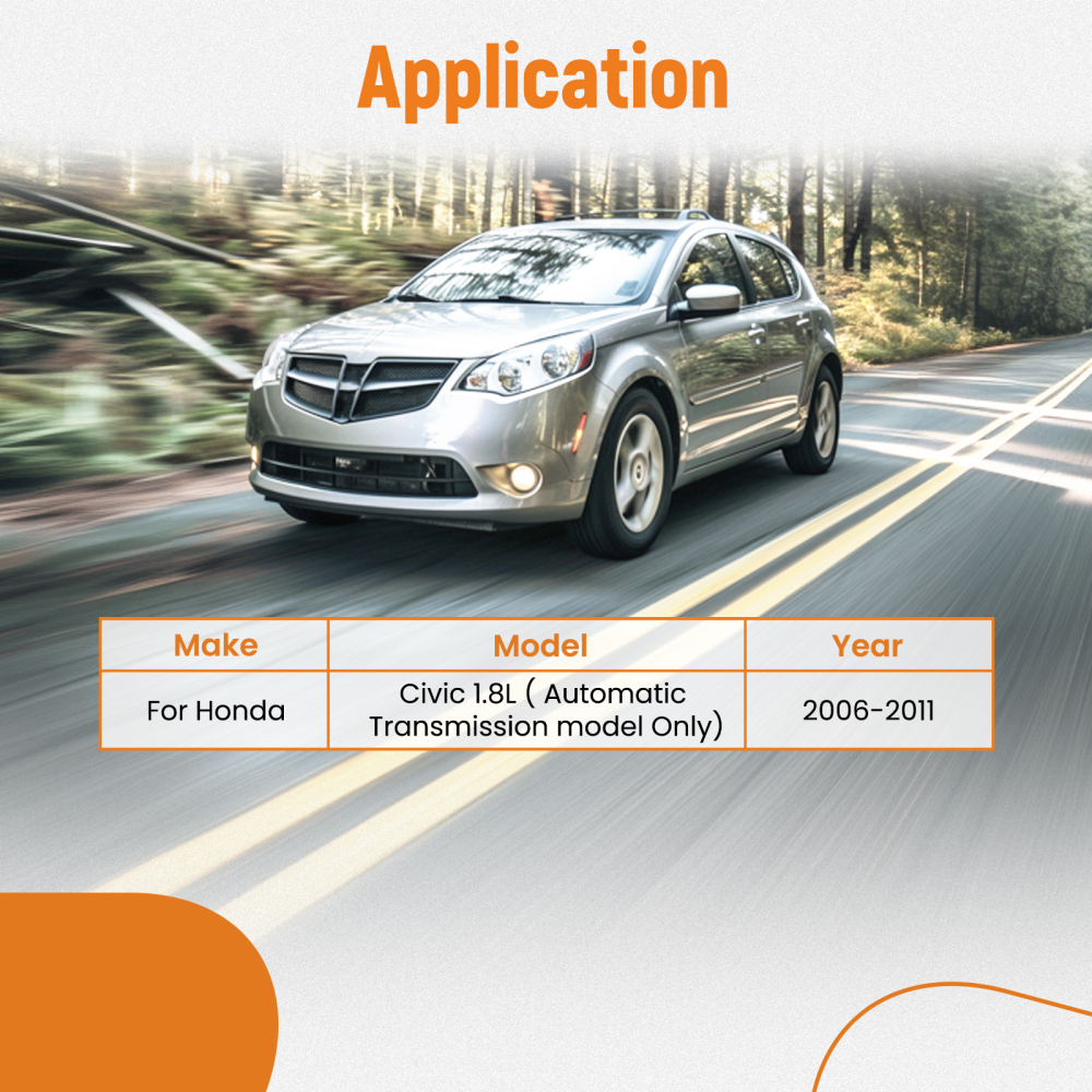 Compatible for Honda Civic 1.8L 2006-2011 Auto Trans Set of 4 Engine Motor Trans Mount