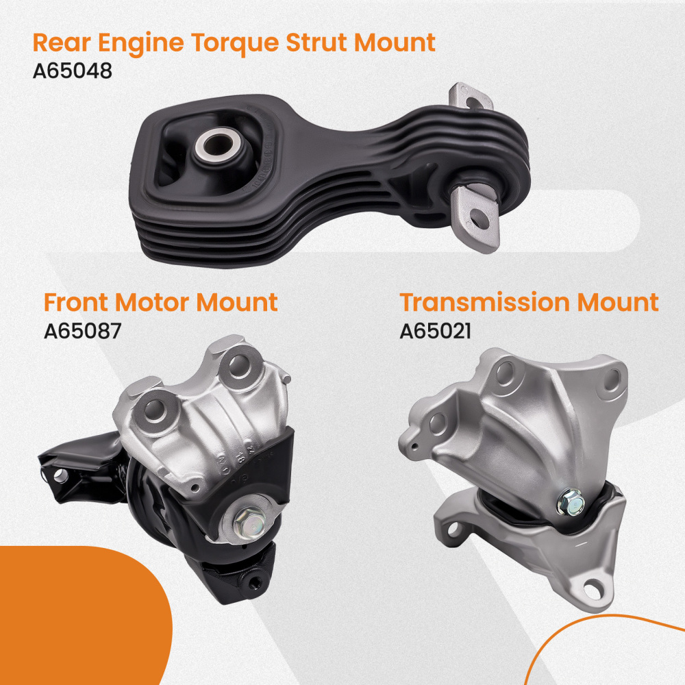 Engine Motor MountTransmission Mount Set of 3 compatible for Honda Civic 1.8L 2012 2013