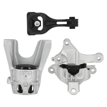 Engine MotorTrans. Mount Set compatible for Honda Civic L4 2.0L 2016-2020 A45004 9957